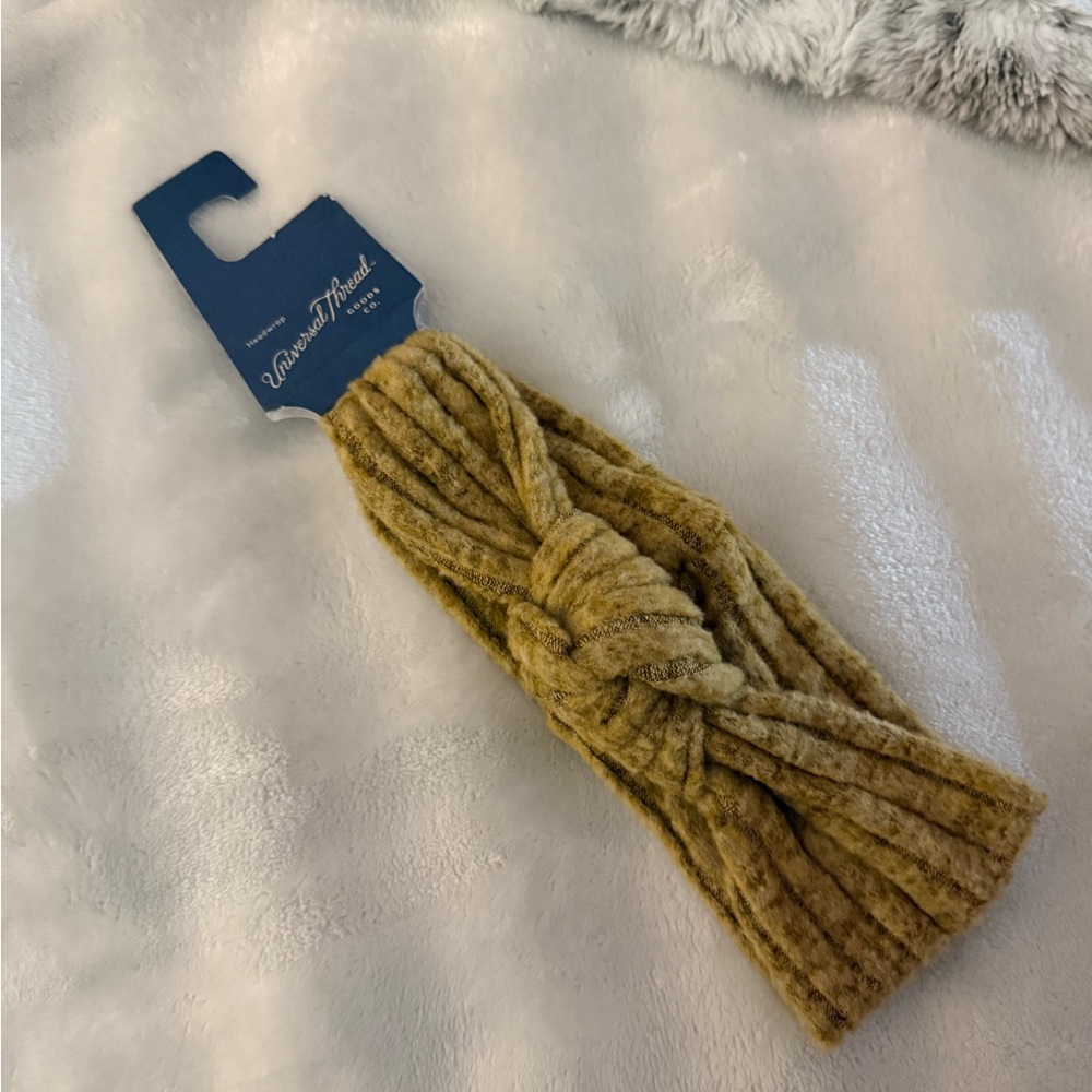 Universal Thread Mustard Knotted Headband